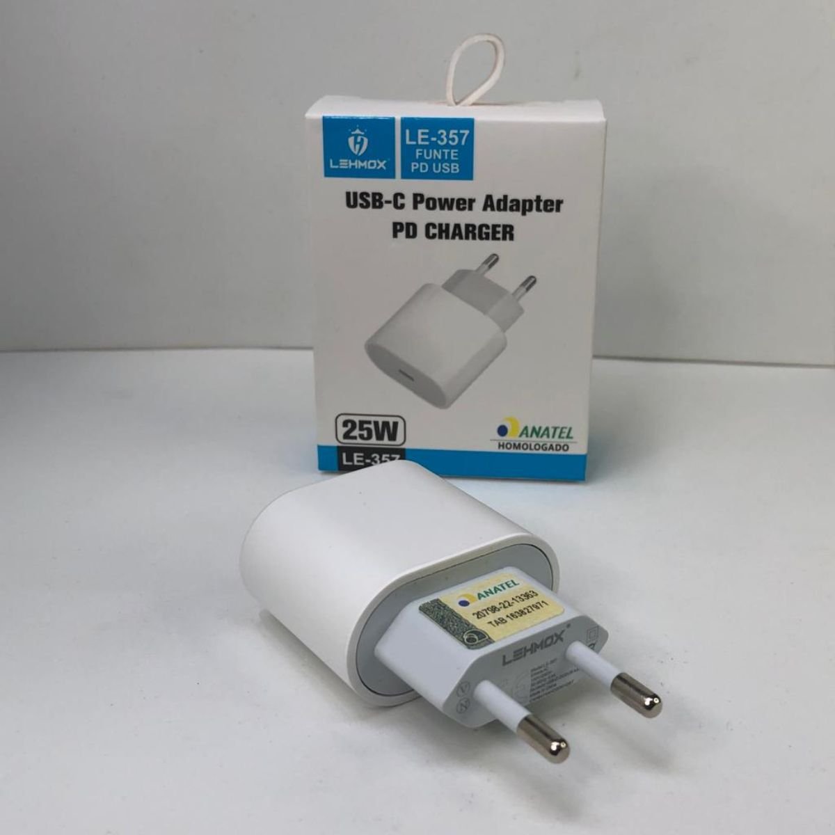 Carregador 25w pd usb-c LeHmox LE-357 Compatível Iphone